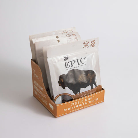 Epic® SNACK SWEET & SAVORY BIZON & UNCURED BACON BITES