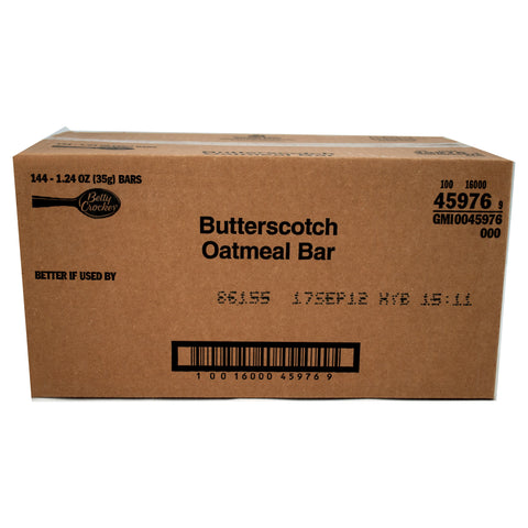 Betty Crocker Butterscotch Oatmeal Bar, 1.24 Ounce -- 144 per case.