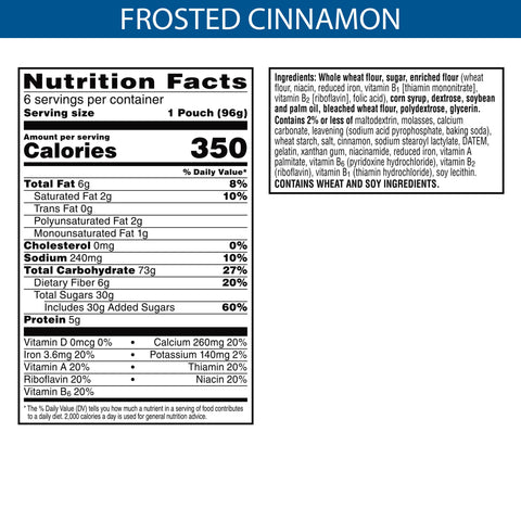 Kellogg's® PASTRY POP-TARTS® MADE W/ WHOLE GRAIN FROSTED CINNAMON
