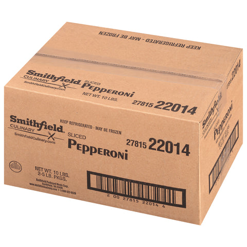 Armour Eckrich 14-16 Sliced Margherita Pepperoni, 5 Pound -- 2 per case.