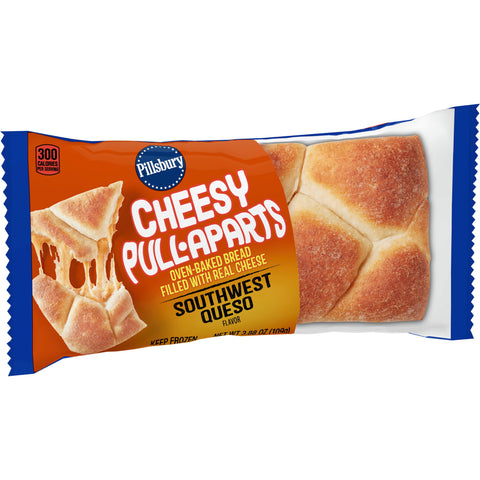 Pillsbury Cheesy Pull-Apart Southwest Queso Bread, 3.88 Ounce -- 72 per case
