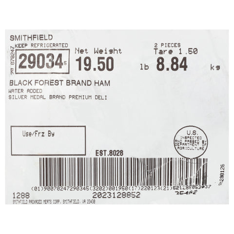Farmland (SF) HAM BLACK FOREST WA 96% FAT FREE