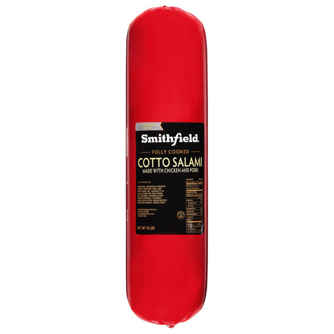 Farmland Silver Medal Smoked Cotto Salami, 10 Pound.