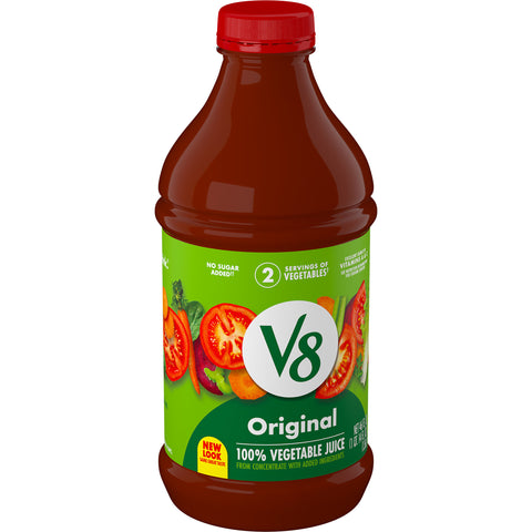 V8 100 Percent Vegetable Juice, 46 Fluid Ounce -- 6 per case.