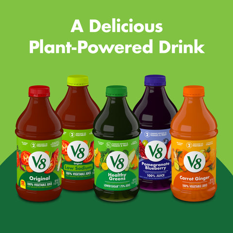 V8 100 Percent Vegetable Juice, 46 Fluid Ounce -- 6 per case.