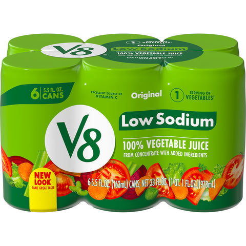 V8® JUICE VEGETABLE 100% LOW SODIUM CAN