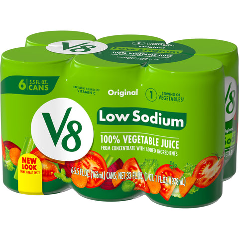 V8® JUICE VEGETABLE 100% LOW SODIUM CAN
