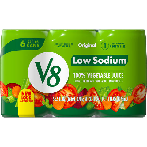 V8® JUICE VEGETABLE 100% LOW SODIUM CAN