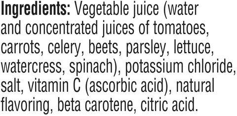 V8® JUICE VEGETABLE 100% LOW SODIUM CAN