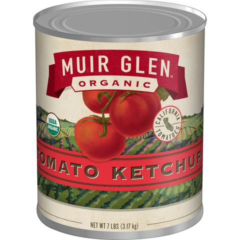 Muir Glen Organic Tomato Ketchup, 112 Ounce -- 6 per case.