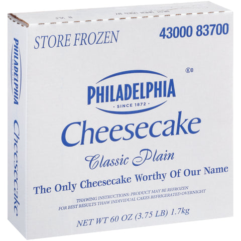 Philadelphia CHEESECAKE NY STYLE PLAIN PRESLICED 16 SLICE 9