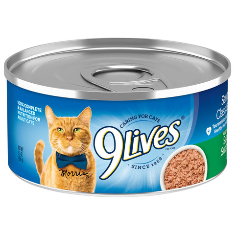 9 Lives Super Supper Ground Entree Cat Food, 5.5 Ounce -- 6 per case.
