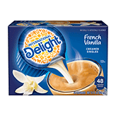 International Delight CREAMER NON DAIRY FRENCH VANILLA SINGLE SERVE ASEPTIC/SHELF STABLE