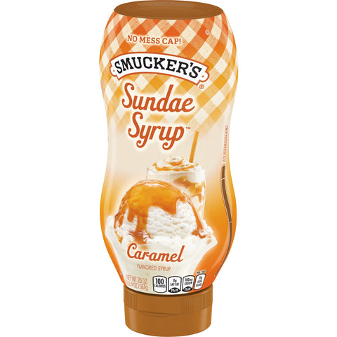 Topping Syrup Sundae Caramel Squeeze Bottle