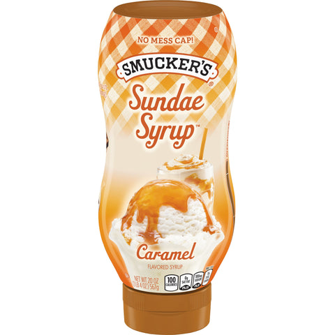 Topping Syrup Sundae Caramel Squeeze Bottle