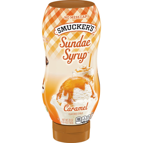 Topping Syrup Sundae Caramel Squeeze Bottle