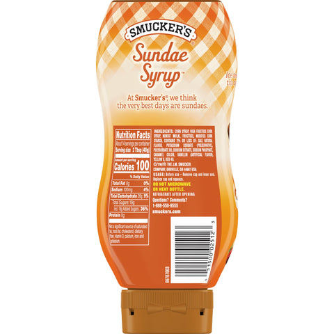 Topping Syrup Sundae Caramel Squeeze Bottle