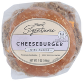 Burger Cheeseburger Signature Microwaveable Bun 7 Oz 12310