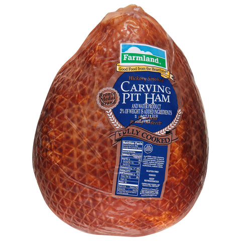 Smithfield Pit Ham, Bronze Medal, Ham and Water Product, 2/15.65 lb, Random Weight