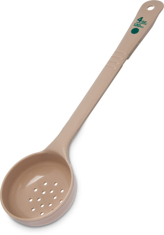 Carlisle MEASURE MISER® PERFORATED LONG HANDLE BEIGE 4 OZ