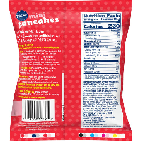 Pillsbury® PANCAKE MINI STRAWBERRY SPLASH™ IW