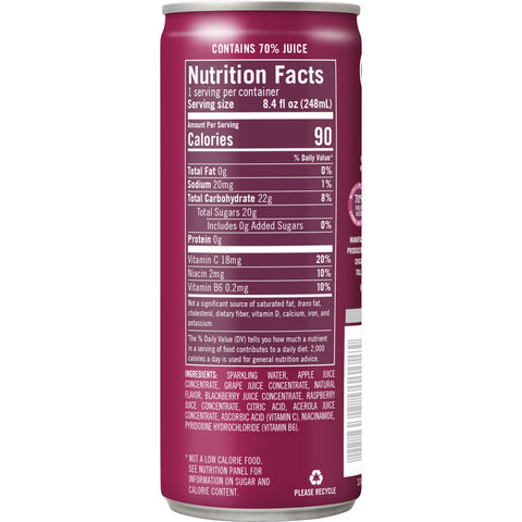 Izze JUICE SPARKLING BLACKBERRY CAN