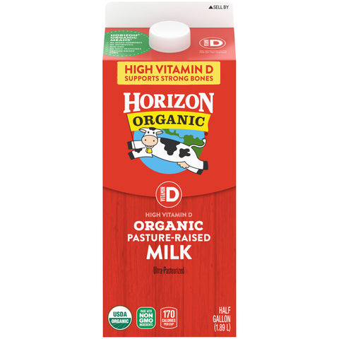 Horizon Organic MILK HOMOGENIZED ORGANIC UHT