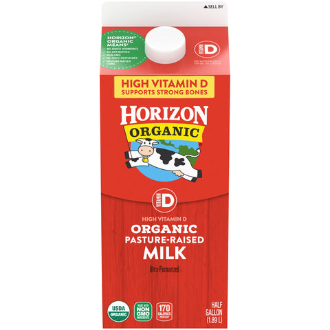 Horizon Organic MILK HOMOGENIZED ORGANIC UHT