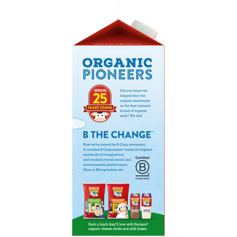 Horizon Organic MILK HOMOGENIZED ORGANIC UHT