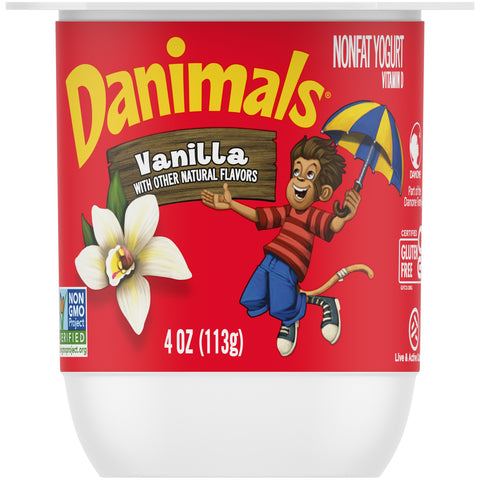 Yogurt Vanilla Danimals Cup Non Fat