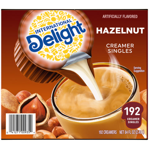 Creamer Liquid Non Dairy Hazelnut Aseptic Single Serve Cup