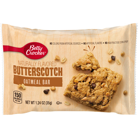 Betty Crocker Butterscotch Oatmeal Bar, 1.24 Ounce -- 144 per case.