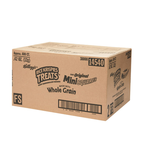 Kellogg's® SNACK RICE KRISPIES TREATS® MINI SQUARES MADE WITH WHOLE GRAIN