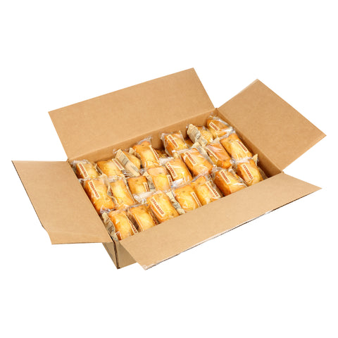 Chef Pierre Individually Wrapped Mini Cornbread Loaf, 2 Ounce -- 48 per case.