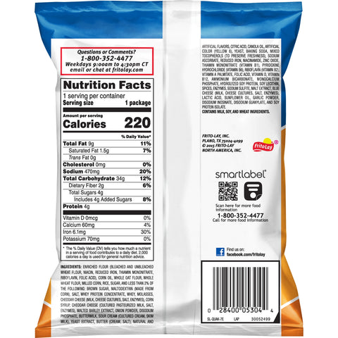 Quaker® SNACK MIX BAKED CHEDDAR LSS