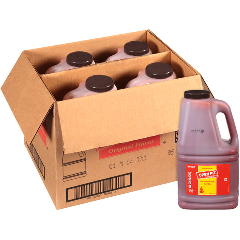 Open Pit Original Barbecue Sauce 4 Case 1 Gallon