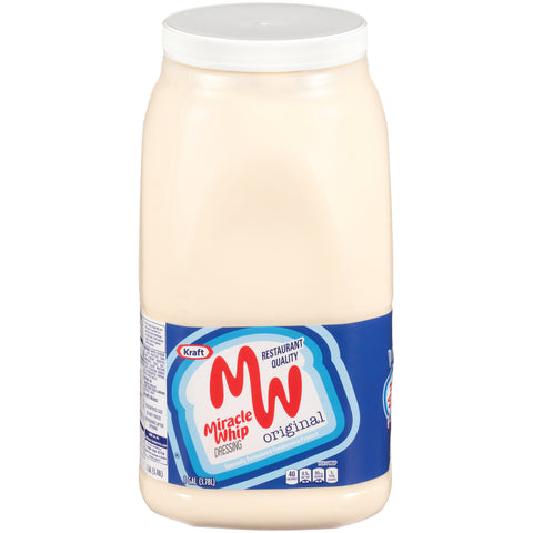 Krafts Miracle Whip Dressing Foodservice Label Only, 1 Gallon -- 4 per case.