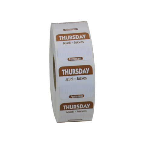 National Checking LABEL THURS TRILINGUAL 1X1 ROL