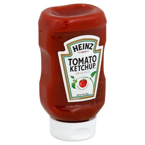 Heinz® KETCHUP STAY CLEAN UPSIDE DOWN SQUEEZE BOTTLE