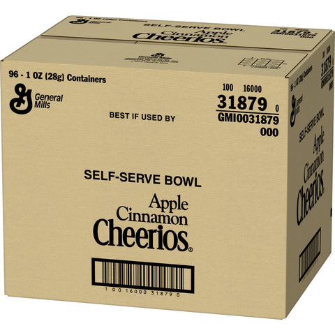 Apple Cinnamon Cheerios Cereal, 1 Ounce -- 96 per case.