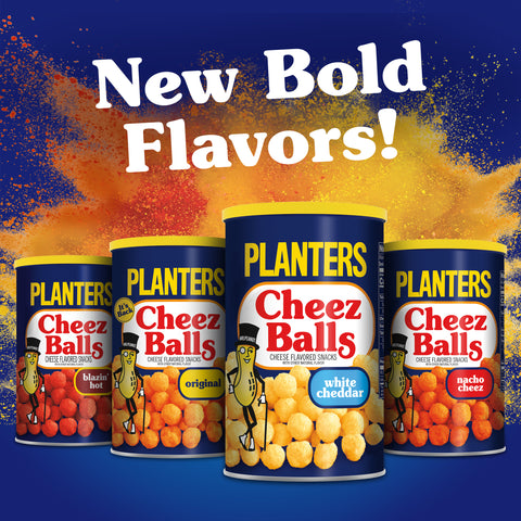 Planters SNACK CHEEZ BALL WHITE CHEDDAR