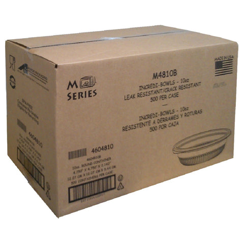 Incredi-Bowl® BOWL PLASTIC BLACK M4810 10 OZ
