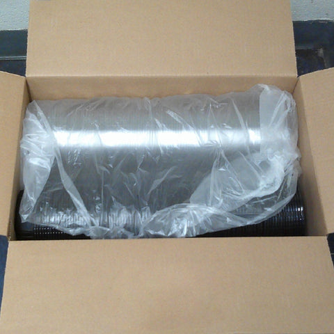 Gourmet Classics™ CONTAINER PLASTIC CLEAR DOME / BLACK BASE HINGED DEEP CLAMSHELL 6