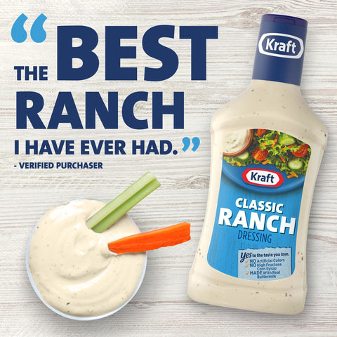 Kraft Ranch Dressing, 16 Ounce -- 6 Case