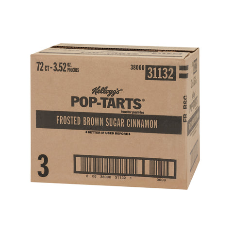 Pop-Tarts Frosted Brown Sugar Cinnamon, 3.3 Ounce - 6 per box -- 12 per case