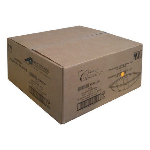 Crisp Food Technologies® CONTAINER PLASTIC POLYPROPYLENE BLACK 1 COMPARTMENT OVAL 11