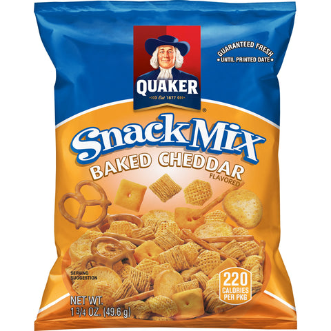 Quaker® SNACK MIX BAKED CHEDDAR LSS
