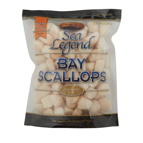 Sea Legend Black Label 80-120 Imported Bay Scallop, 5 Pound -- 2 per case