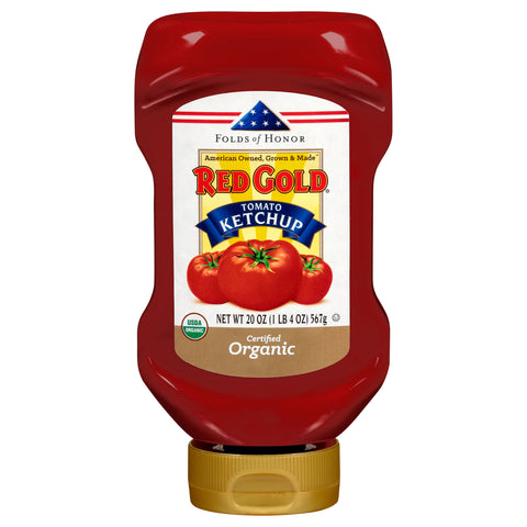 Red Gold KETCHUP BOTTLE UPSIDE DOWN ORGANIC