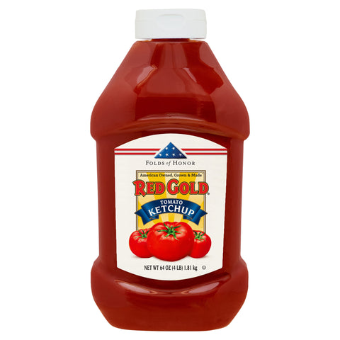 Red Gold KETCHUP FANCY 33% PLASTIC SQUEEZE BOTTLE